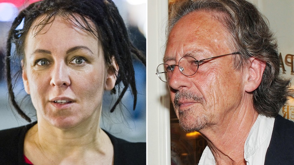 Olga Tokarczuk och Peter Handke får 2018 och 2019 års Nobelpris i litteratur.