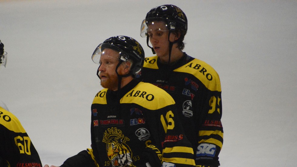 Vimmerbys lagkapten Jakob Karlsson var besviken efter förlusten. 
