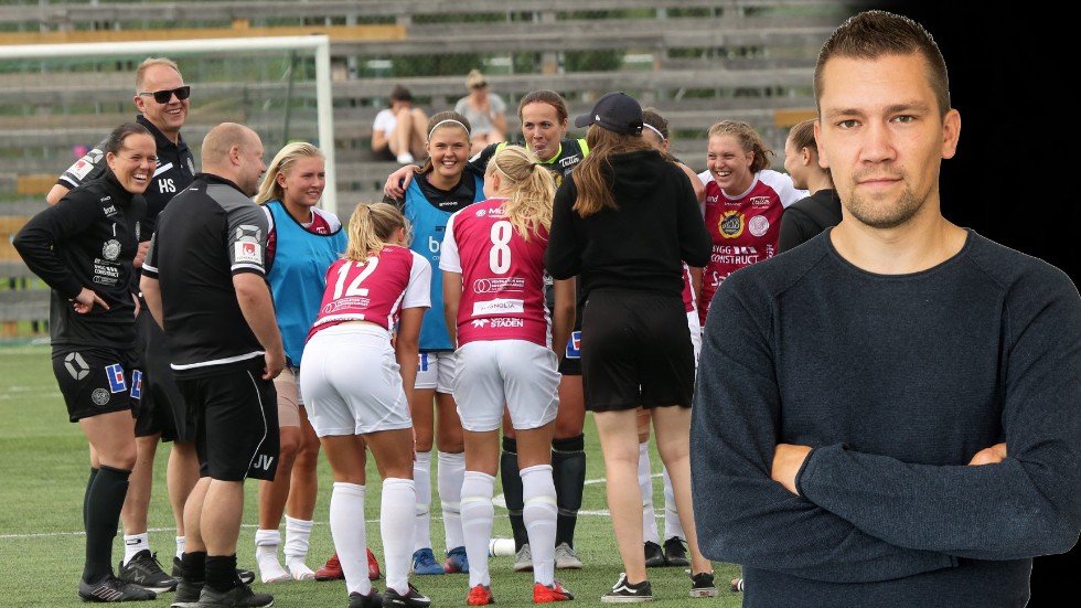 Mathias Rutegård tar plats på Kanalplan och ser på när Uppsala Fotboll skriver historia.