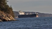 Storfartyg har lagt till i Norrköpings hamn