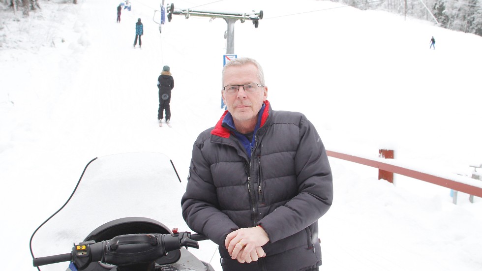 Jon Philipson, ordförande Malmköpings alpina skidklubb.