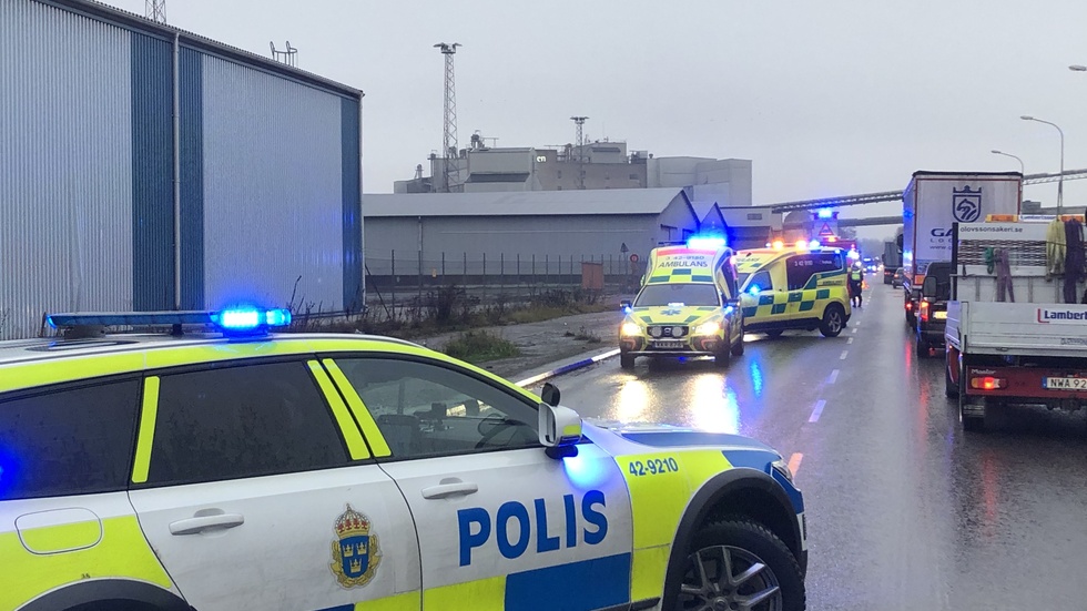 Flera bilar var inblandade i en trafikolycka på Sjötullsgatan på onsdagsmorgonen.