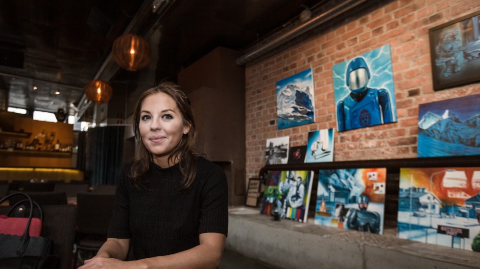 Sofia Bo anser att konstintresset bland Uppsalaborna är stort. Hon hoppas och tror på många besökare under lördagens Art Show i Uppsala Saluhall.