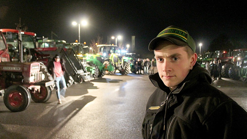 Edvin Hilbrand var den som drog igång idén med en traktorparad från Ljungsbro till Linköping. "Men jag har hämtat inspiration från liknande arrangemang i Skåne", säger han.