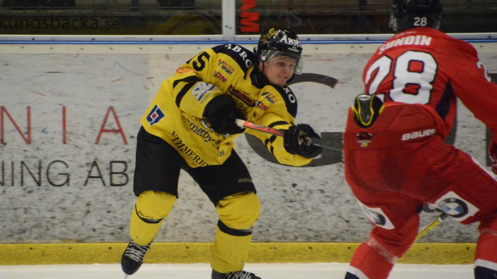 Niklas Salo och hans Vimmerby Hockey vann mot Hanhals och säkrade därmed en plats i playoff.