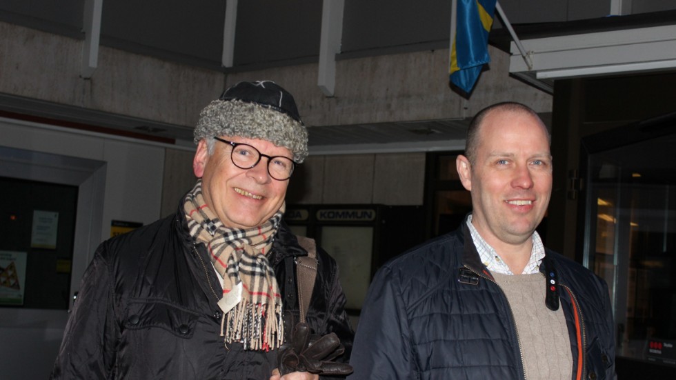 Ulf Alestam och Jonas Nilsson från Eon ser positivt på fortsättningen för projektet.