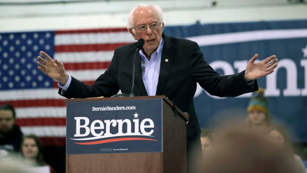 Vänsterpopulisten Bernie Sanders har medvind i Demokraternas primärvalsrace. 