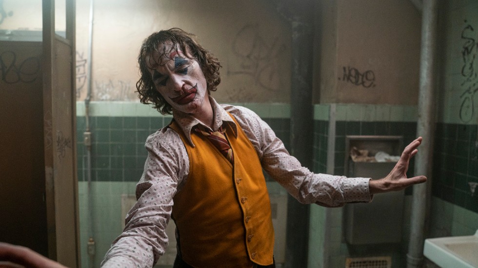Joaquin Phoenix spelar den misslyckade komikern Arthur Fleck i filmen "Joker". 