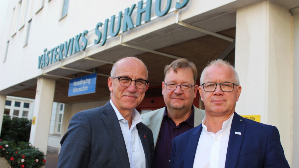Länsunionens Anders Henriksson (S), Christer Jonsson (C) och Pierre Edström (L) menar att alternativet till att höja skatten vore att skära i verksamheterna.