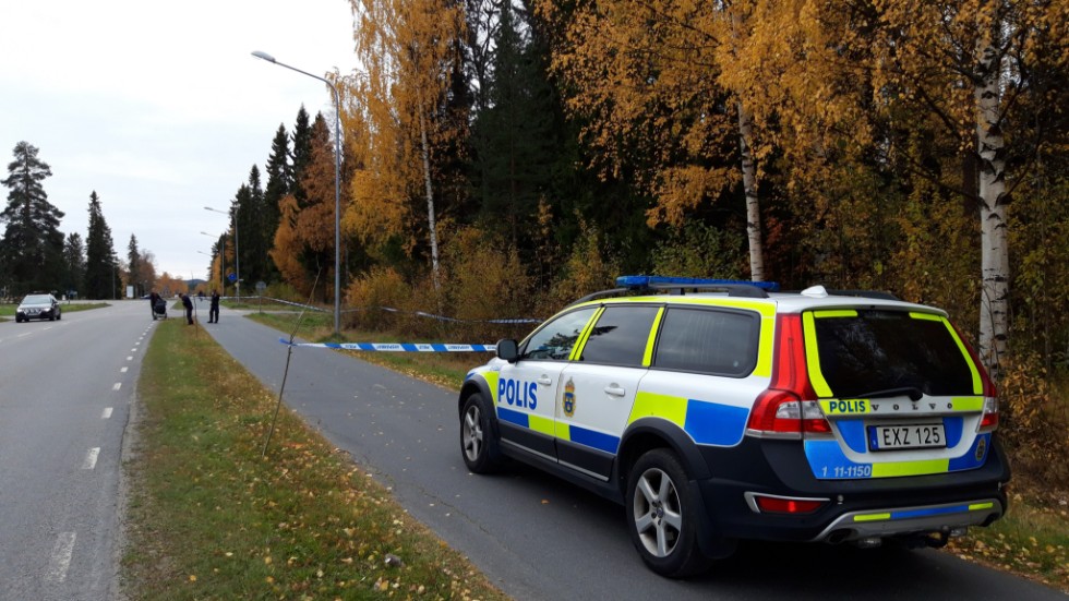 Misstänkt våldtäktsförsök i Boden i natt. Ett område längs Åbergsleden har spärrats av under lördagen.