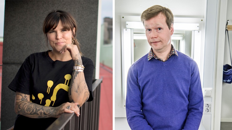 Mia Skäringer och Johan Glans är de två kändisar som svenskarna helst vill ha som granne, enligt en undersökning av Svensk fastighetsförmedling.