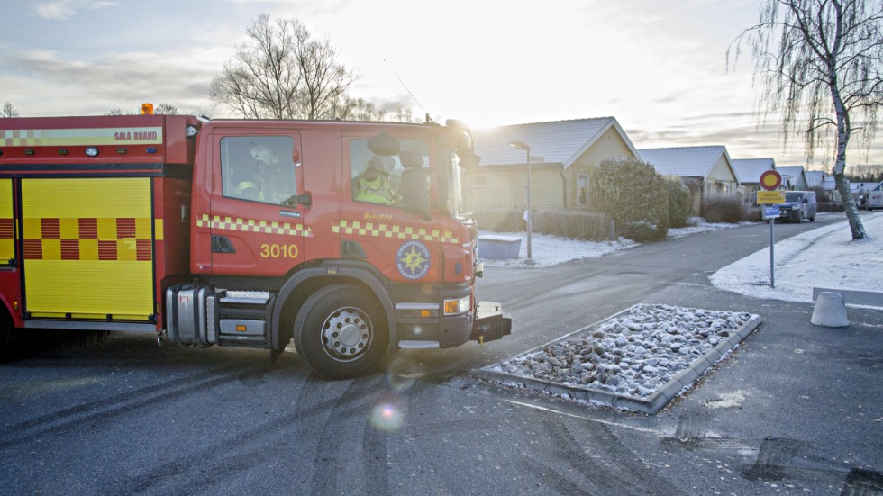 Räddningstjänsten kunde ganska snart lämna brandplatsen i Harg, då en privatperson redan lyckats släcka branden.