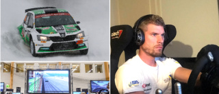 Rallyproffset jagar guld i virtuell bilsport