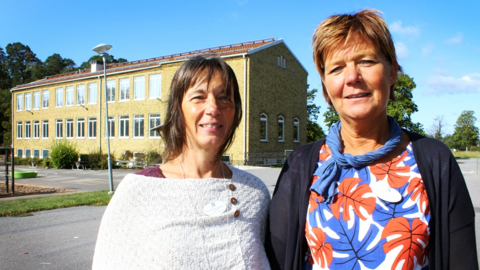 Gunilla Angström och Denise Eriksson, båda rektorer på Vikbolandsskolan, säger att arbetet är full gång för att åtgärda de brister skolinspektionen påpekat.