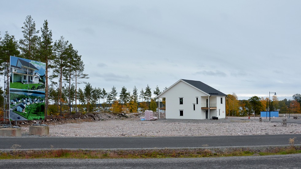 Lågenergihus försäljning av tomter vid Ekhagen har gått trögt. "Prisbilden var för hög", säger Håkan Johansson, vd för Lågenergihus.