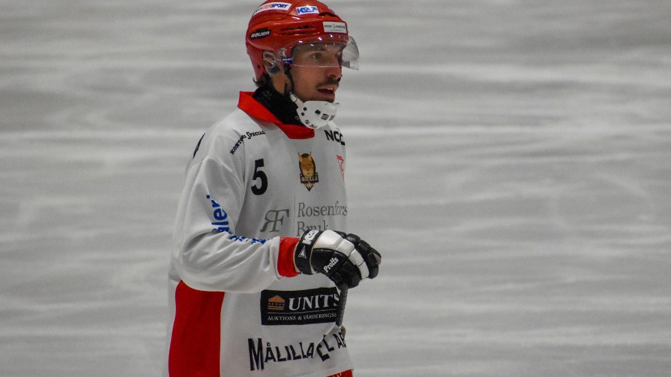 Eric Sundberg har gjort sex mål på de två senaste matcherna med Målilla Bandy.
