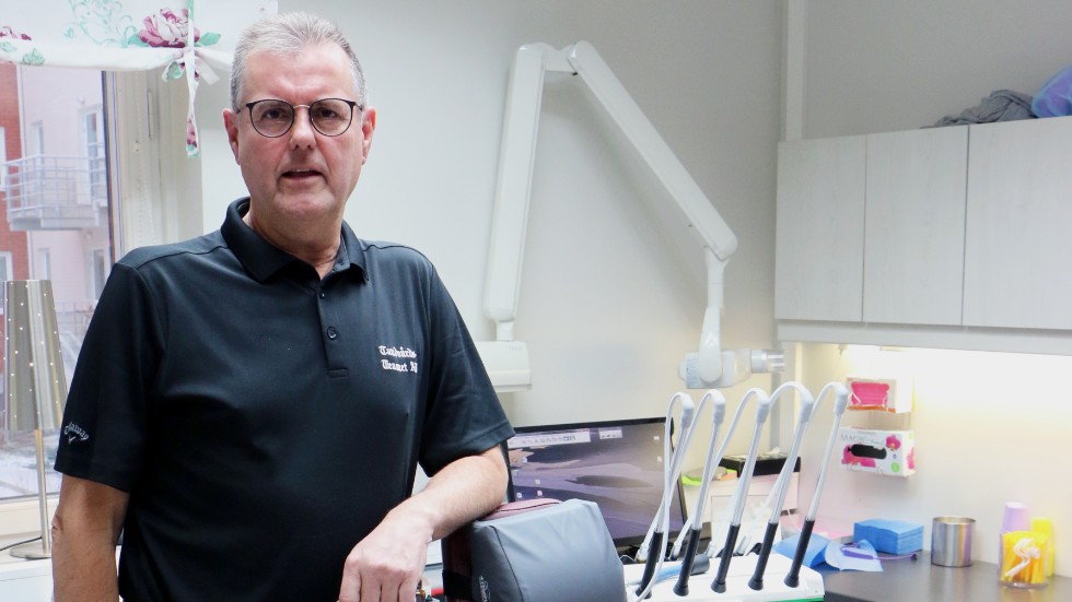 "Jag tycker inte vi förtjänar att bli trampade på" säger Ove Brunström, privattandläkare i Piteå om divisionschefens åsikter om tandläkarkåren på privatsidan.