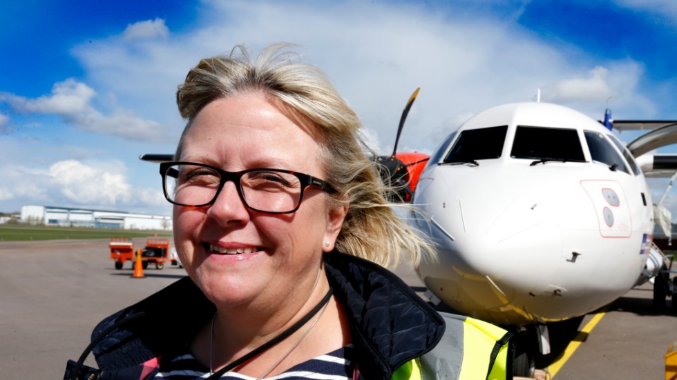 Camilla Lejon, vd för Linköpings flygplats, konstaterar att Linköping är en flygplats som går bra. Resenärerna ökar. Det är inte omöjligt att de blir ännu fler.