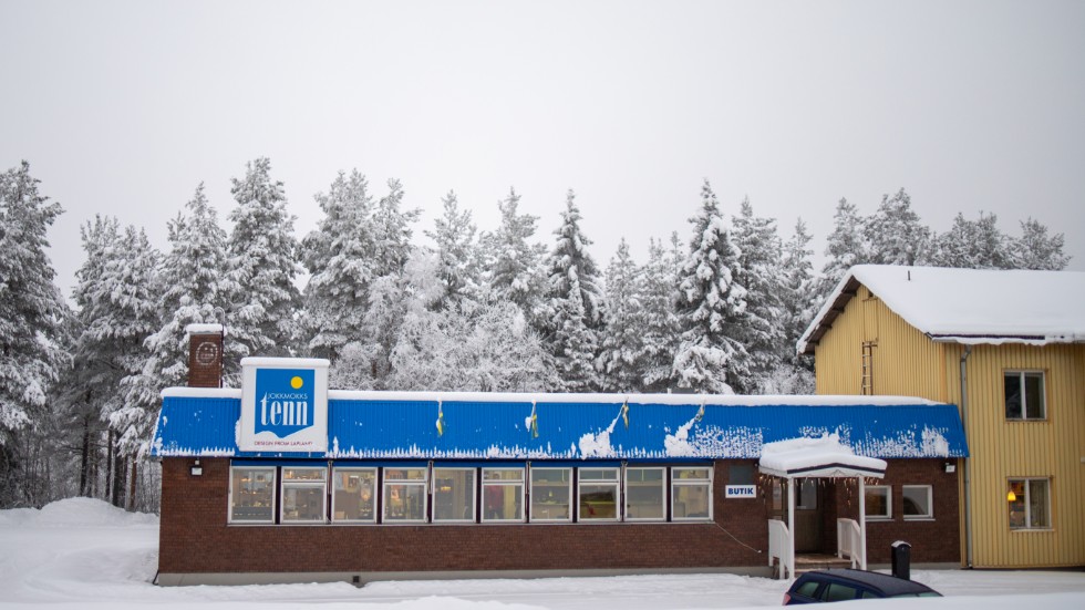 Den lilla butiken och verkstaden i Jokkmokk.