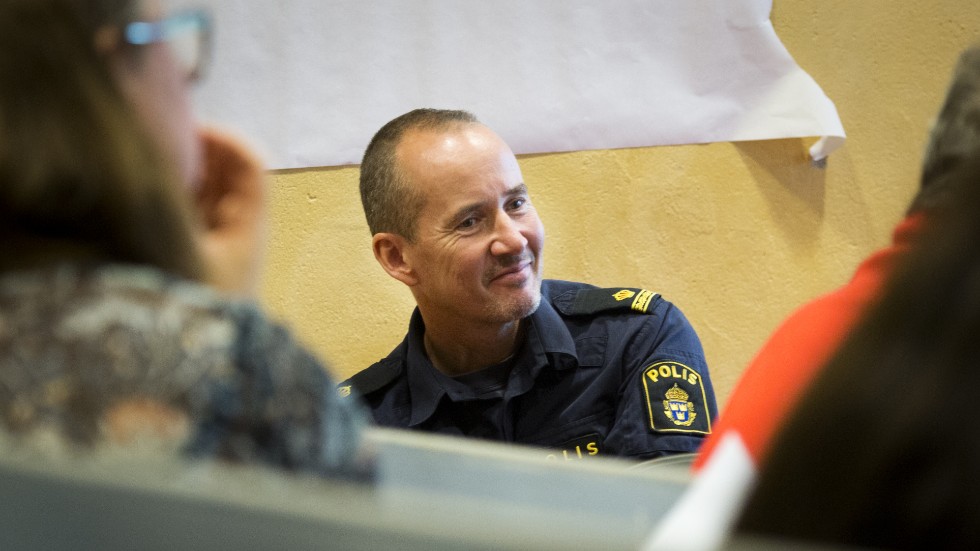 Conny Johansson, kommunpolis på Gotland. 