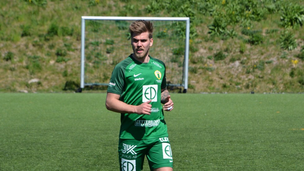 Albert Johansson gjorde sju mål i Eneby den gångna säsongen. Nu siktar han på fler 2020. 