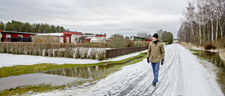 Vägar översvämmade i Oxelösund