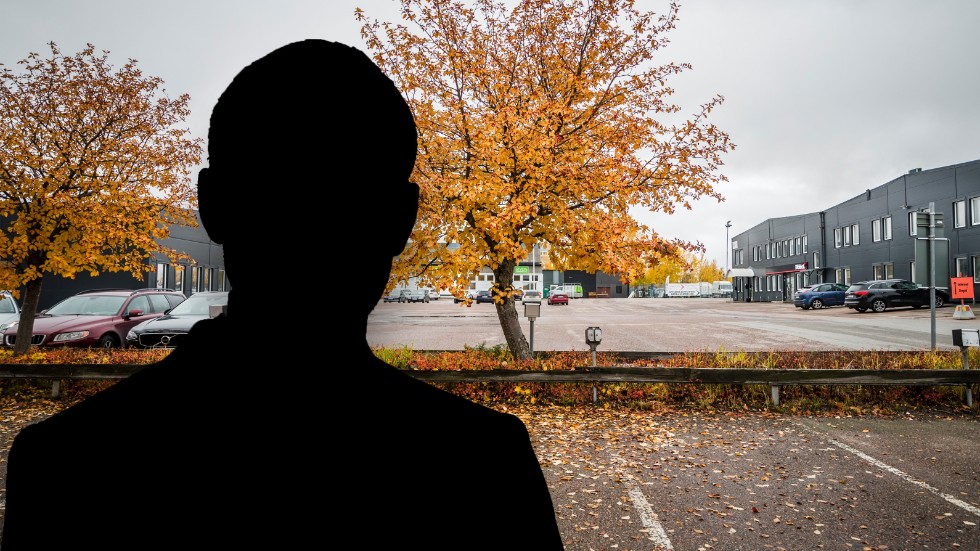 Här, vid en industritomt i Boländerna i Uppsala, har 52-åringen sin senast kända adress. Mannen har ingått i ett bolag som utfärdat falska anställningsbevis vilket enligt en polisutredning använts för att bluffa Bostadsförmedlingen.