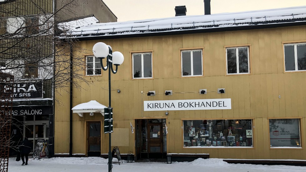 Kiruna bokhandel kan finnas i en galleria i nya centrum. 
