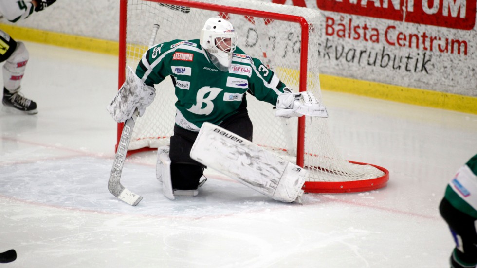 Erik Lahde var stabil i kassen mot Mariehamn.