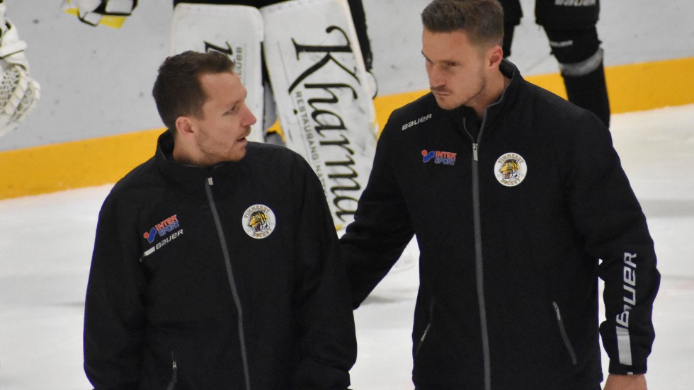 Phil Horsky, till höger, tillsammans med Mattias Lindén.
