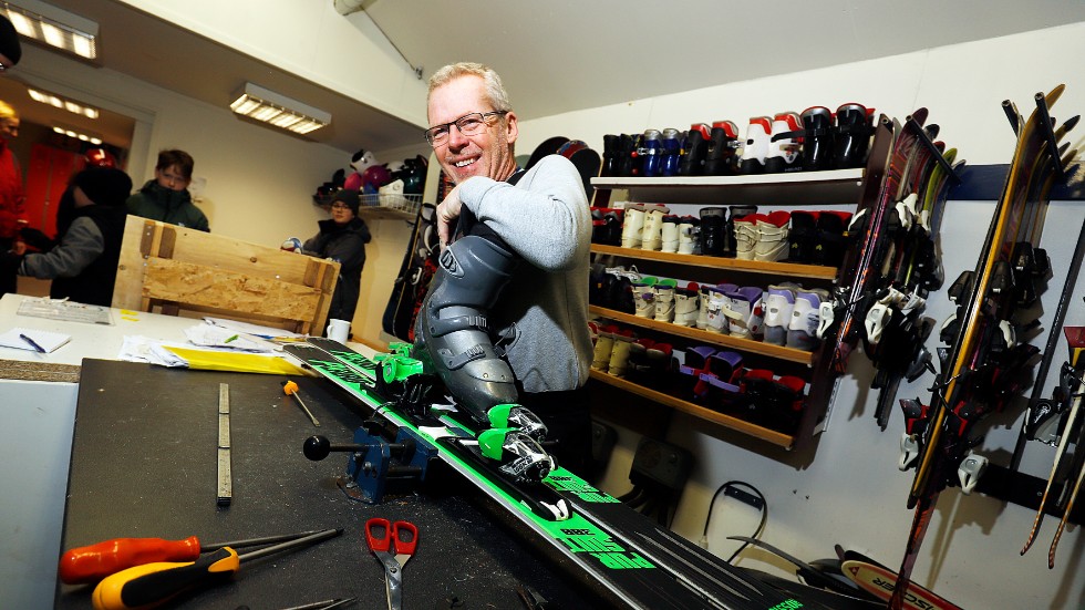 Jon Philipson är ordförande i Malmköpings alpina skidklubb. Bilden är tagen under förra säsongen.
