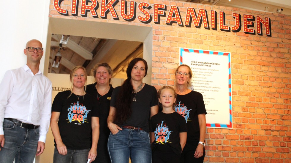 "Cirkusfamiljen" heter utställningen på Stadsmuseet. Utställningen har tagits fram av Norrköpings ungdomscirkus och museet.