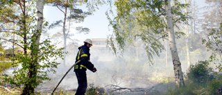 Larm om brand – samma dag som SMHI:s varning