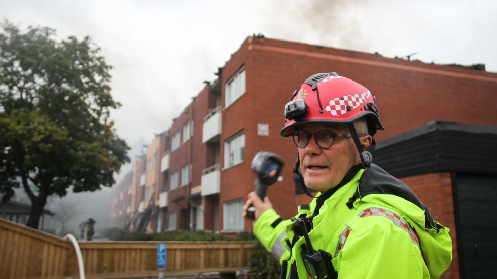 Insatsledaren Jan-Olof Pettersson var överlag nöjd med räddningstjänstens agerande.