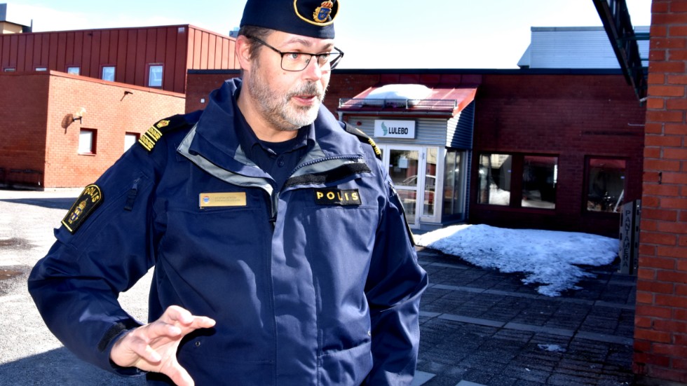 Stefan Ström, kommunpolis i Luleå och Boden. 