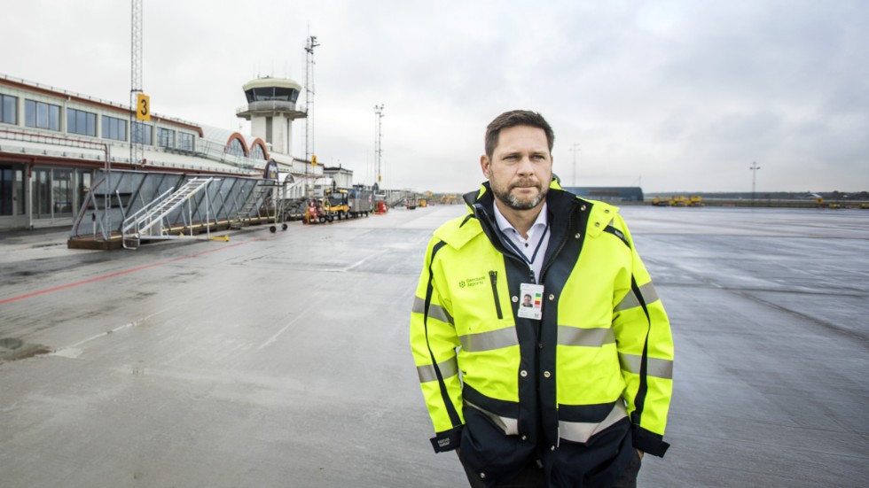 Flygplatschef Gunnar Jonasson.