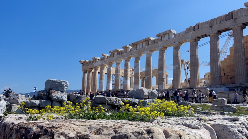 Historielöst att ta bort antiken ur skolans läroplan, anser insändarskribenten. Bilden visar Parthenon-templet i Aten. 
