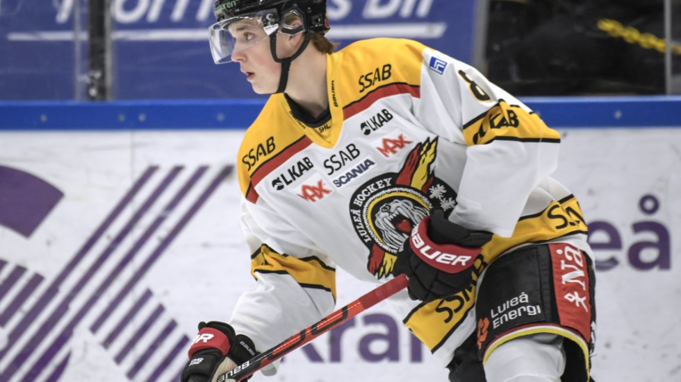 Noel Gunler gjorde mål för Luleå Hockey. (Arkivbild)