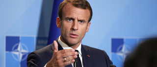 Macron har svurit i Nato-kyrkan 