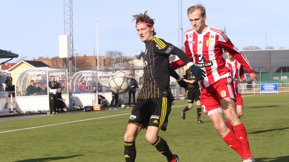 Niklas Gunnarsson gjorde ett av målen för Vimmerby IF i segern mot AFK Linköping. 