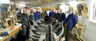 Vikingabåten Embla redo att sjösättas på nytt