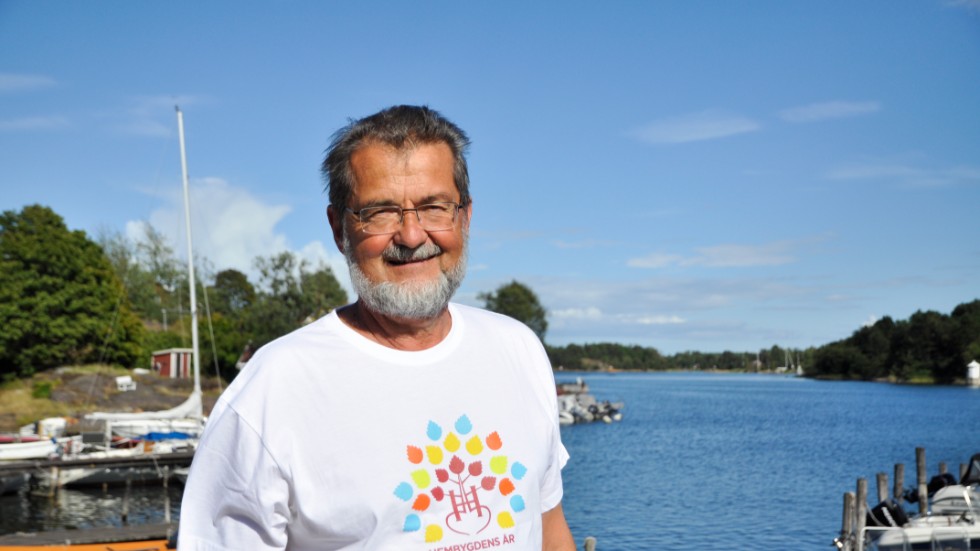 Christer Marklund, ordförande i Oxelösunds hembygdsförening. 