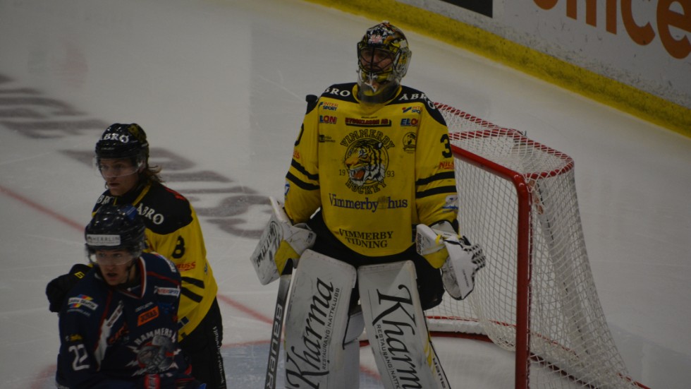 Tomas Rydén var en av Vimmerbys bästa spelare, men laget föll. 