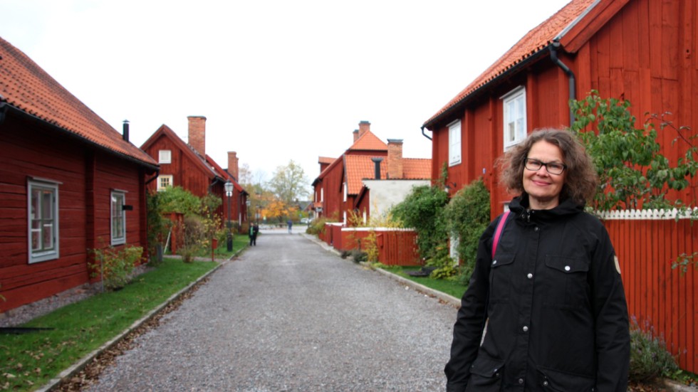 "Jag ville testa om jag var attraktiv på arbetsmarknaden, så jag sökte. Jag fick jobbet", säger Anna-Lena Grusell, ny bibliotekschef i Norrköping.