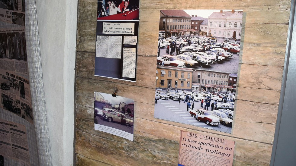 Bilder av bland andra Håkan Nyström samt massor av tidningsklipp finns med på utställningen.