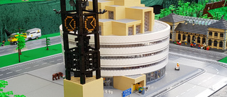Kiruna stadshus byggt av lego                