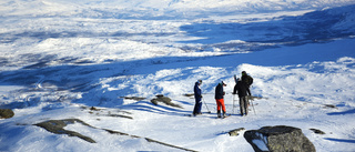 Rekordmycket snö i Riksgränsen