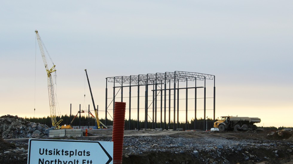 Northvolt har börjat bygga i sin stora batterifabrik. Dock inte i Norrköping, men väl i Skellefteå.