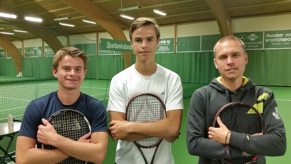 Eric Lindström, Anton Karlsson och Johan Nilsson är tre av spelarna i Vimmerby TK. 