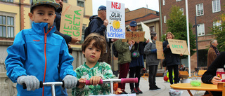 Eskilstunabor klimatstrejkade på torget